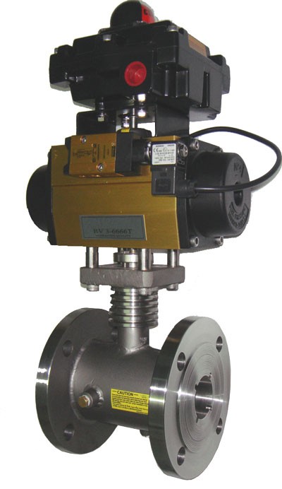 富山閥門(mén) 進(jìn)口保溫O型球閥 保溫氣動(dòng)O型球閥