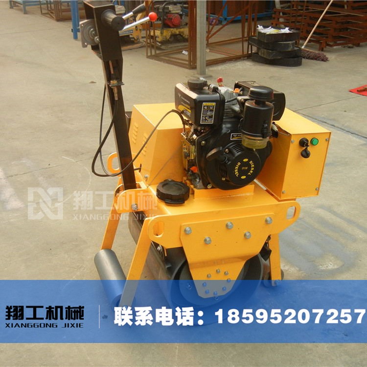 翔工 小型手扶單輪壓路機 陜西溝槽壓路機 廣西輕型振動壓路機 深圳手扶式壓實機