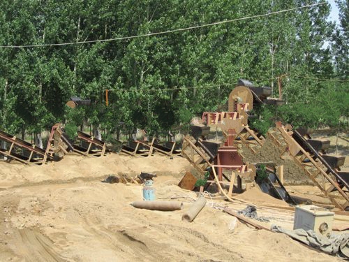 科大專用洗海沙設(shè)備 斗輪式海砂清洗設(shè)備