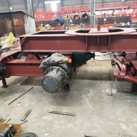 長(zhǎng)垣魏莊杰運(yùn)運(yùn)梁平車現(xiàn)場(chǎng)制作