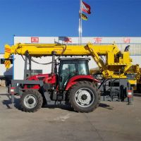 拖拉機平板吊濟寧吊車廠家專業(yè)定做拖拉機吊車