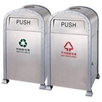 河南天祥室外分類設(shè)計果皮箱 適用于小區(qū)/街道/公園等