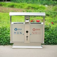 河南天祥 戶外垃圾桶 環(huán)衛(wèi)垃圾箱 二分類(lèi)果皮箱 支持批發(fā)定制