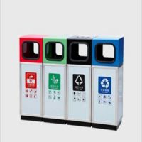 河南天祥戶外垃圾桶鍍鋅垃圾箱四分類(lèi)果殼箱環(huán)保果皮箱量大