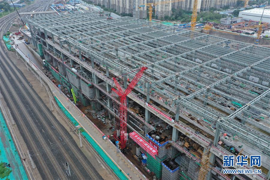（經(jīng)濟(jì)）（4）北京豐臺(tái)站一期北區(qū)主體結(jié)構(gòu)封頂