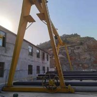 天津雙梁門式起重機(jī)跨度更大，升高5米