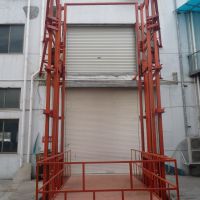 升降貨梯安裝示意圖。加護(hù)欄加攔網(wǎng)