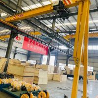 湖北省宜昌市歐式半龍門(mén)起重機(jī)，龍門(mén)吊，行吊，天車(chē)