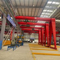 湖北省宜昌市半門式龍門吊起重機，龍門吊，行吊