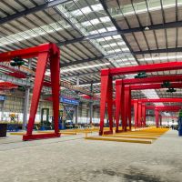 湖北省襄陽市半門式龍門吊起重機，龍門吊，行吊