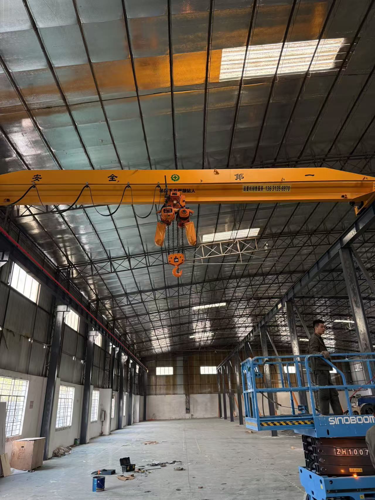 廣州單梁橋式起重機安裝